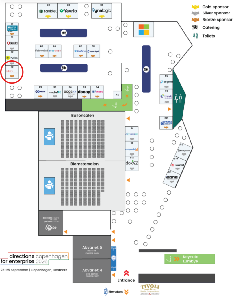 Directions for Enterprise floor plan